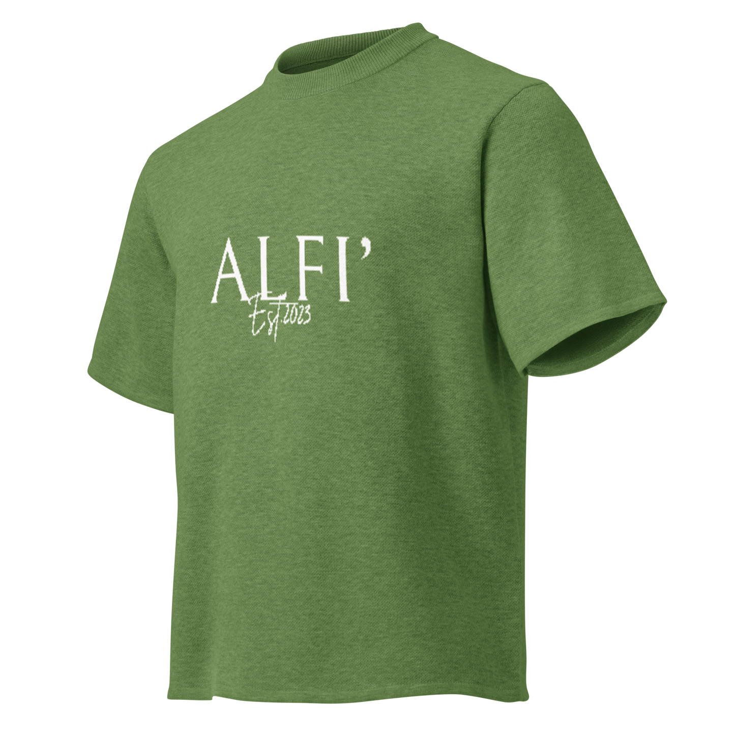 ALFÌ Knit T-Shirt – Textured Edition