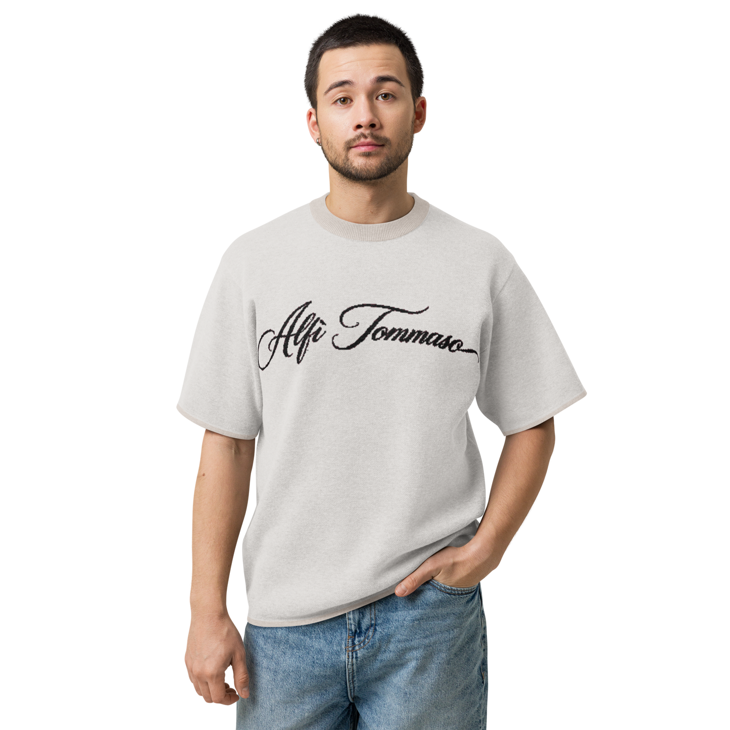 ALFÌ Knit T-Shirt – Full Name Edition