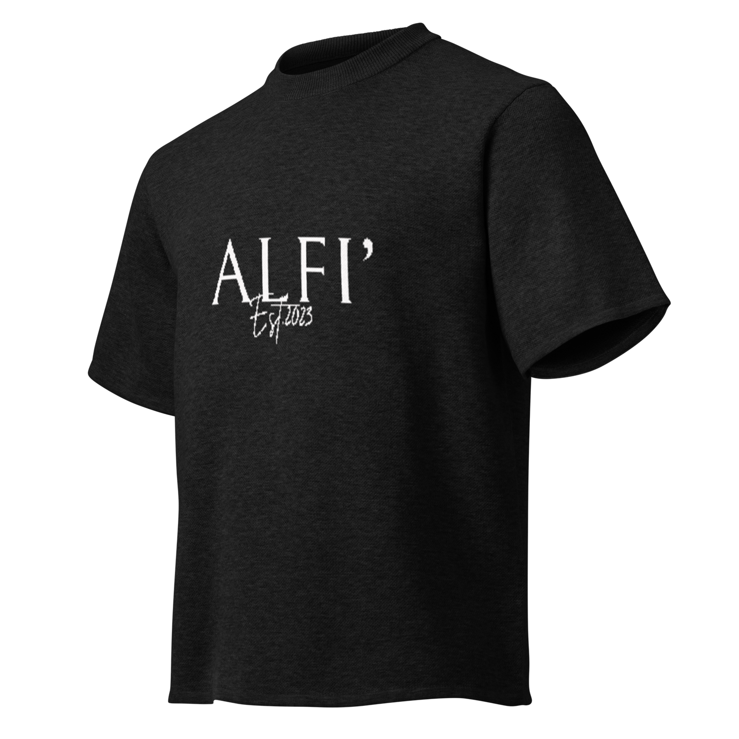ALFÌ Knit T-Shirt – Textured Edition