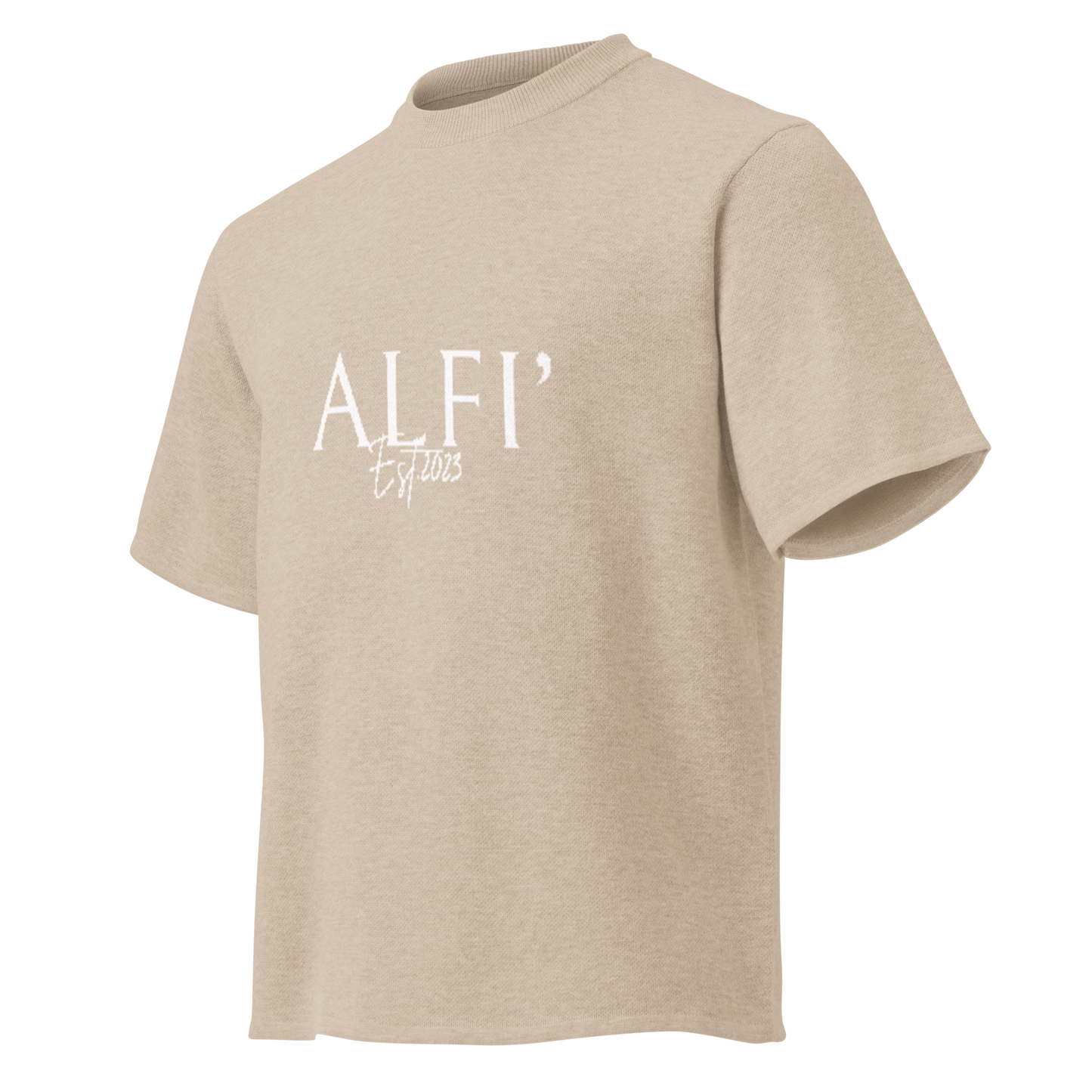 ALFÌ Knit T-Shirt – Textured Edition