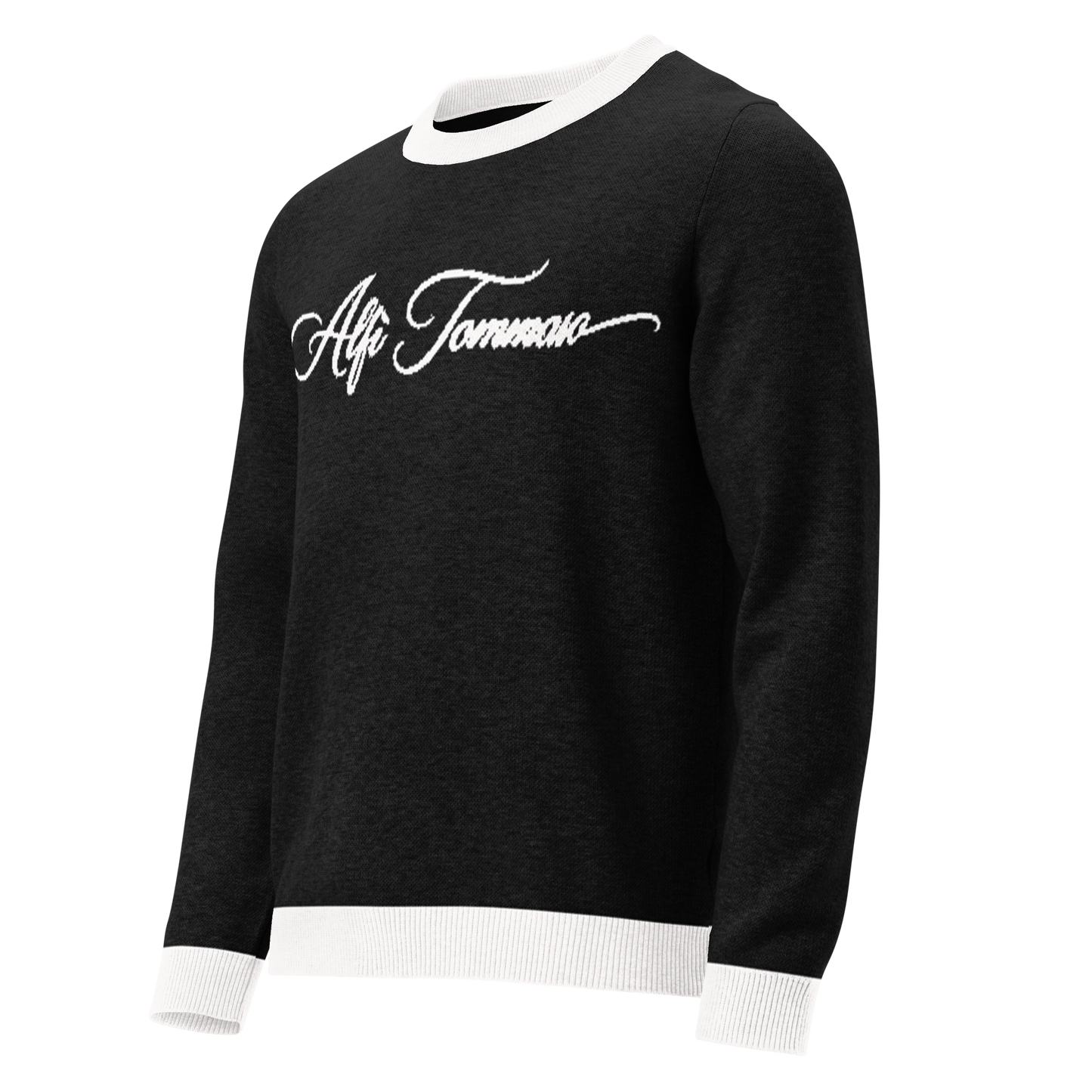 ALFÌ Crewneck Sweater – Full Name Signature