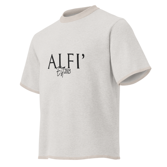 ALFÌ Knit T-Shirt – Textured Edition