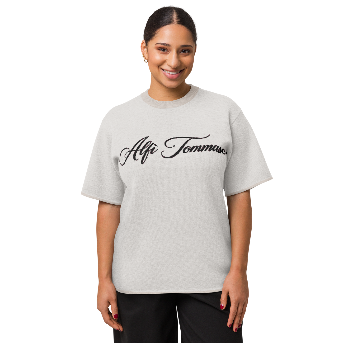 ALFÌ Knit T-Shirt – Full Name Edition